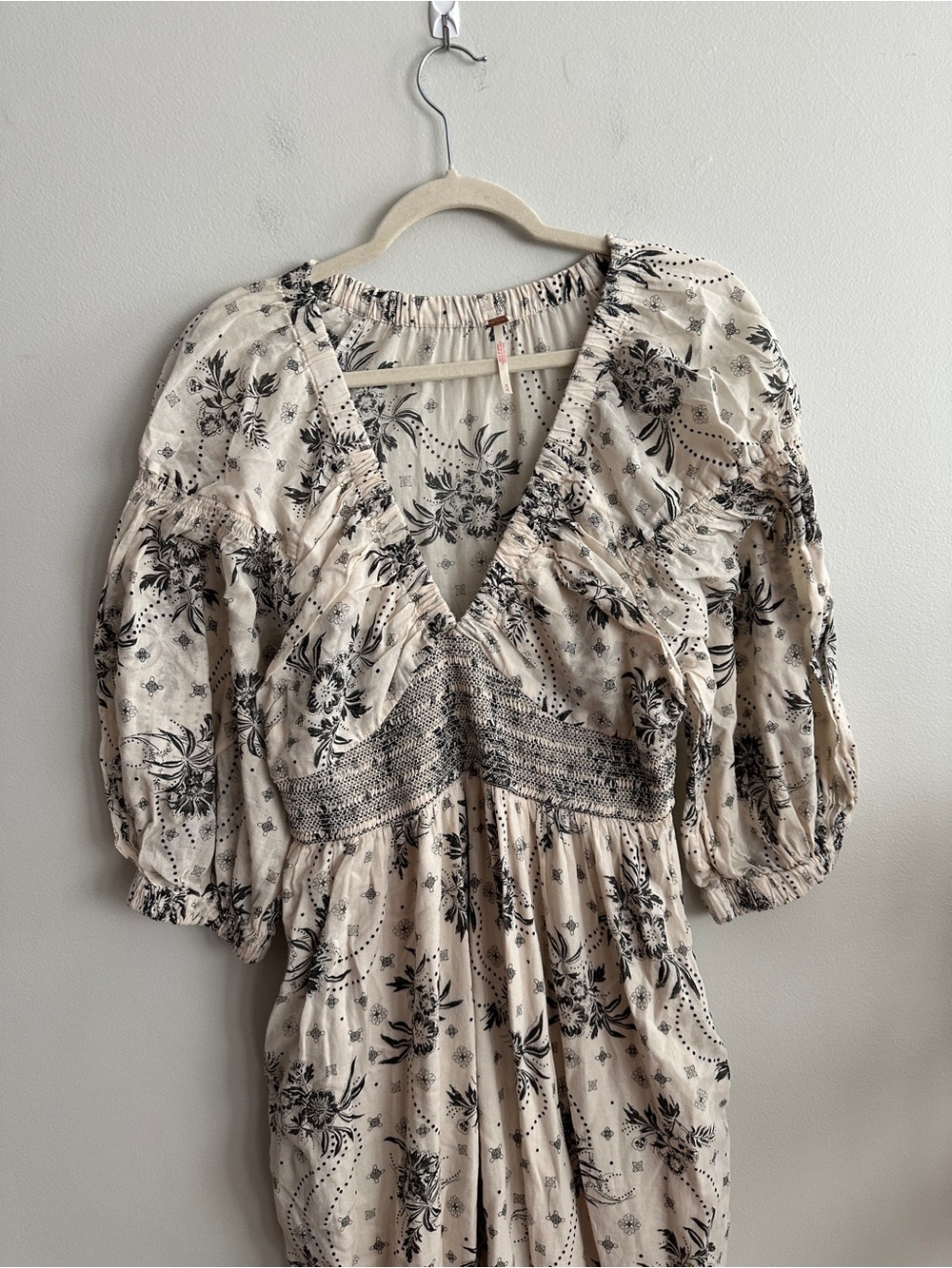 Free People Golden Hour Maxi Dress - Ivory Multi Floral - Picture 8 of 12